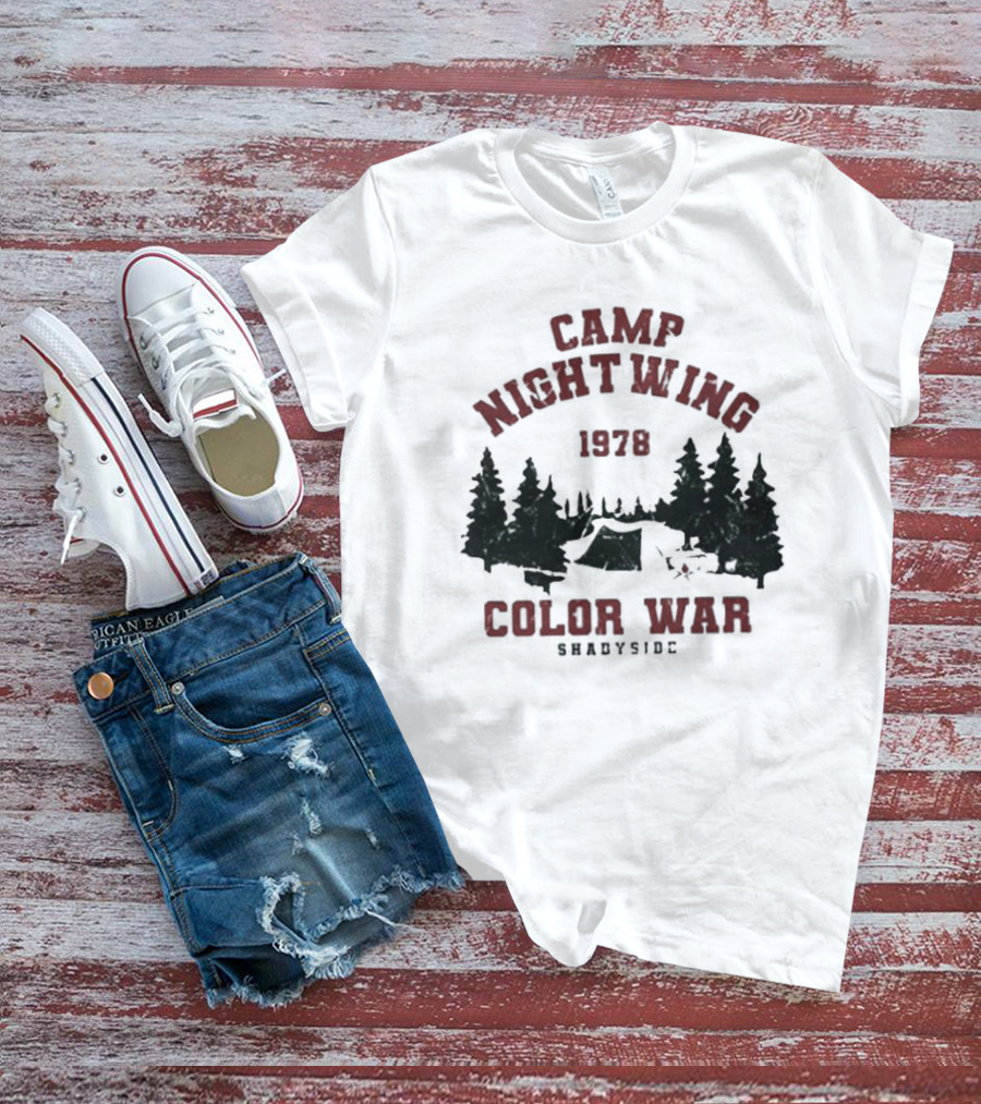 Camp Nightwing 1978 Color War Shadyside T-Shirt
