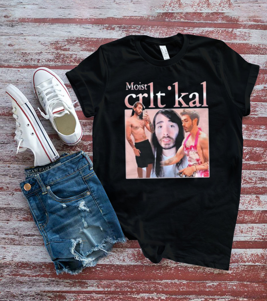 Moistcr1tikal Connor Amari Editable Screenshot Long Hair Apron Mirror Selfie T-Shirt