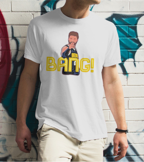Product Deco Apparel Co. Nate Kreckman Bang Denver Basketball Iconic Gesture T-Shirt