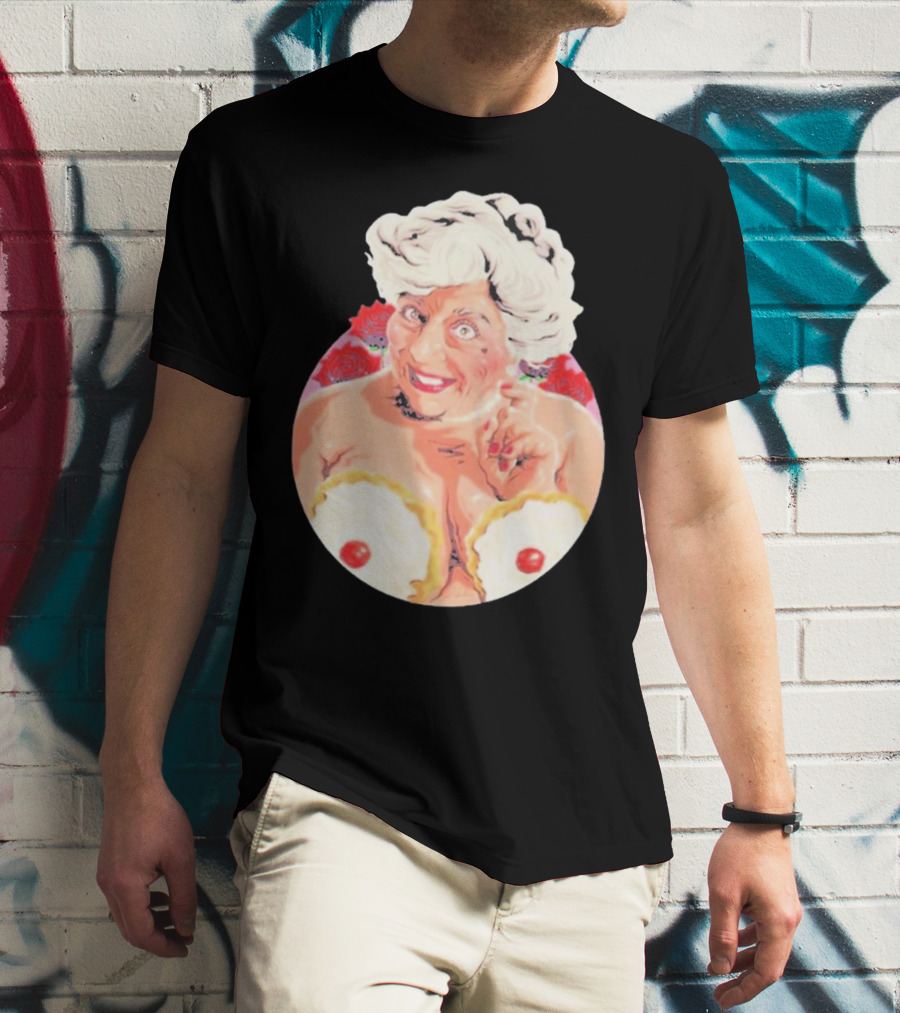 Miriam Saucy Grandma With Cake Pops And Roses T-Shirt
