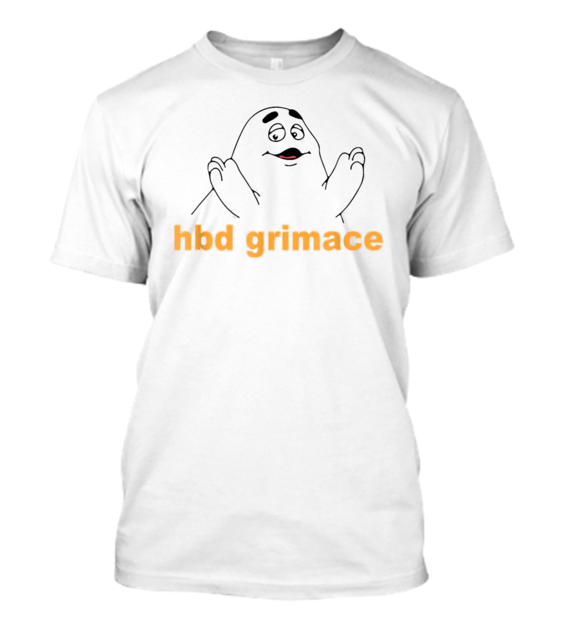 Hbd Grimace Birthday Celebration Character Cartoon T-Shirt