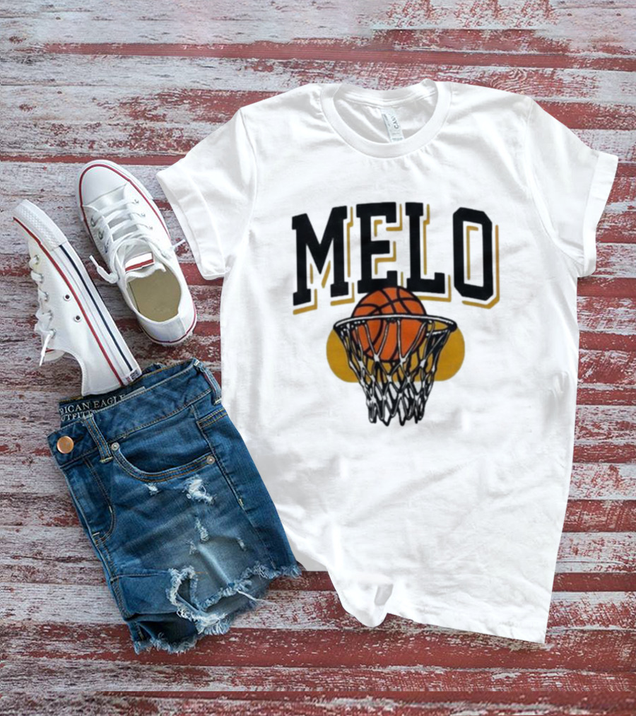 Melo Los Angeles Basketball Hoop Net Iconic T-Shirt