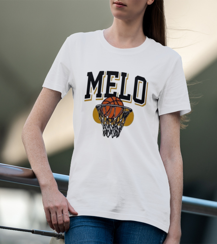 Melo Los Angeles Basketball Hoop Net Iconic T-Shirt