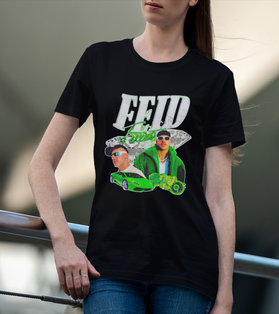 FEID FUMO Green Car T-Shirt