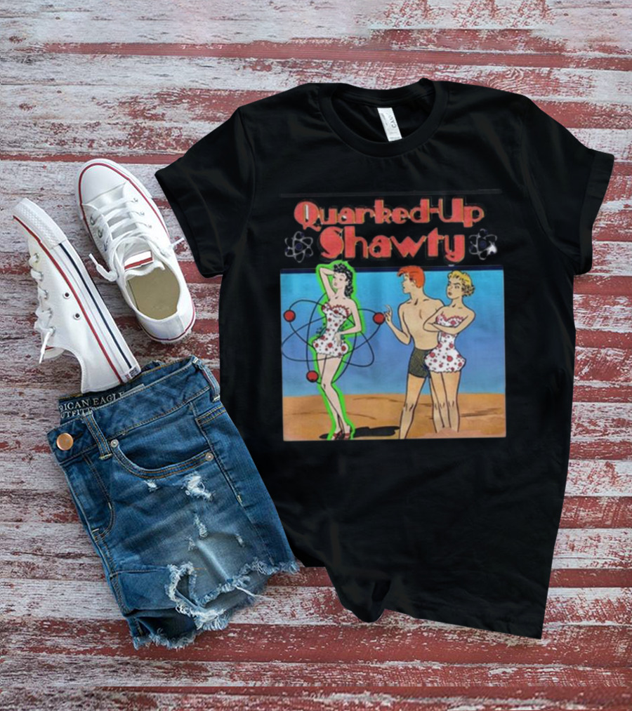 Quirked-Up Shawty Retro Atomic Swimsuit T-Shirt