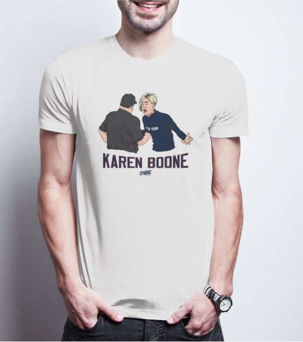 Karen Boone Aaron Boone New York Baseball Meme T-Shirt