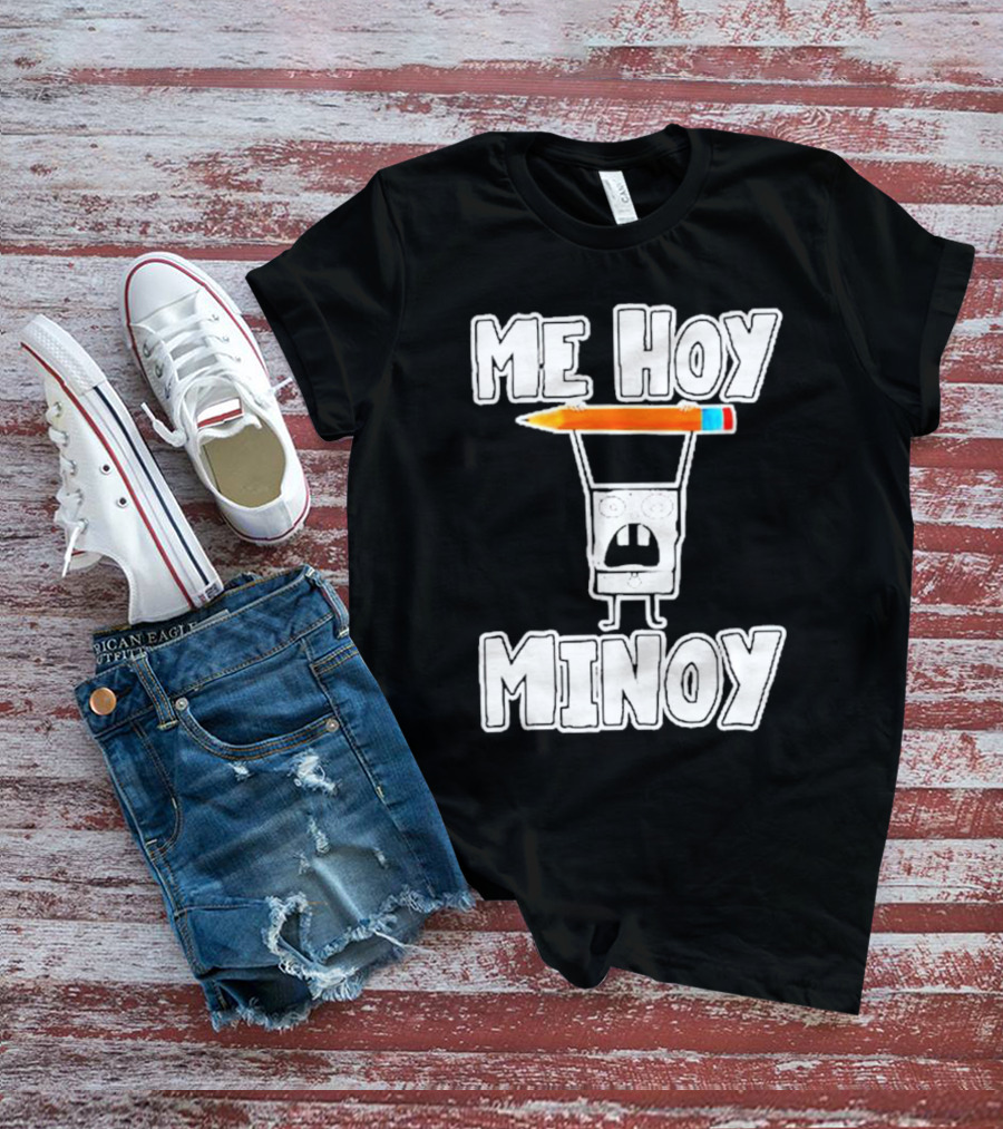 Me Hoy Minoy Doodle With Pencil SpongeBob Reference T-Shirt