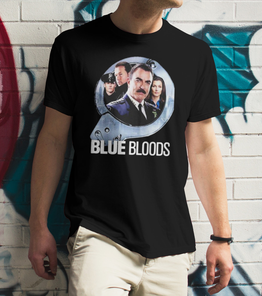 Blue Bloods Reagan Family Tom Selleck Donnie Wahlberg Cop Movie Fan T-Shirt
