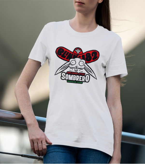 Blink-182 San Diego-Style Sombrero Mexican Food T-Shirt