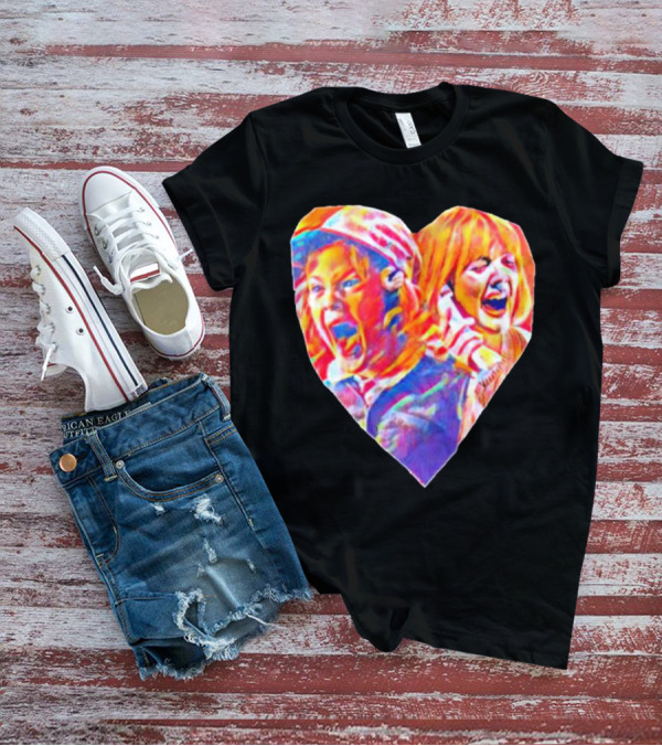 Vintage Movie Scream Drew Barrymore Heart Shaped T-Shirt