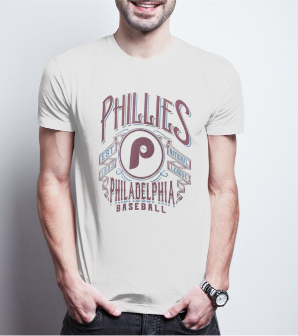 Philadelphia Phillies Est 1883 National League Philadelphia Baseball T-Shirt