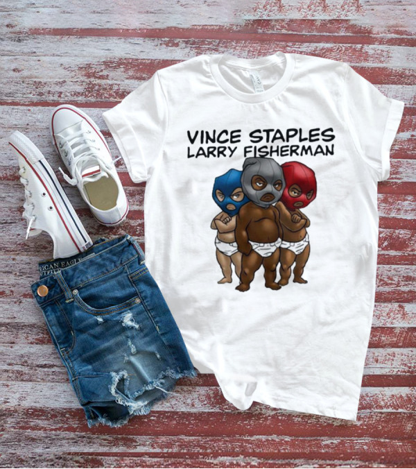 Vince Staples Larry Fisherman Stolen Youth Mixtape Luchador Masked Babies T-Shirt