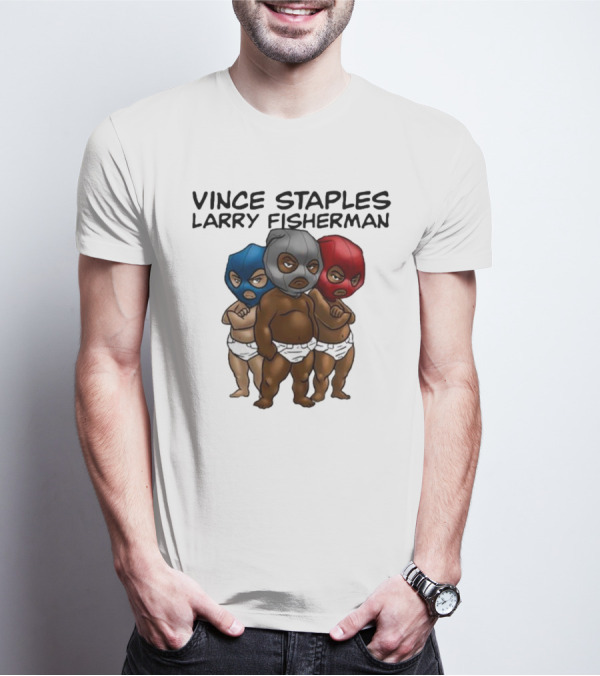 Vince Staples Larry Fisherman Stolen Youth Mixtape Luchador Masked Babies T-Shirt
