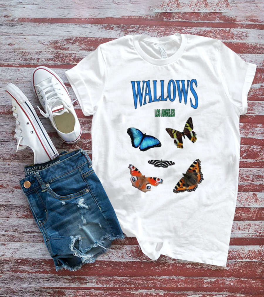 Wallows Los Angeles Butterflies Collection T-Shirt