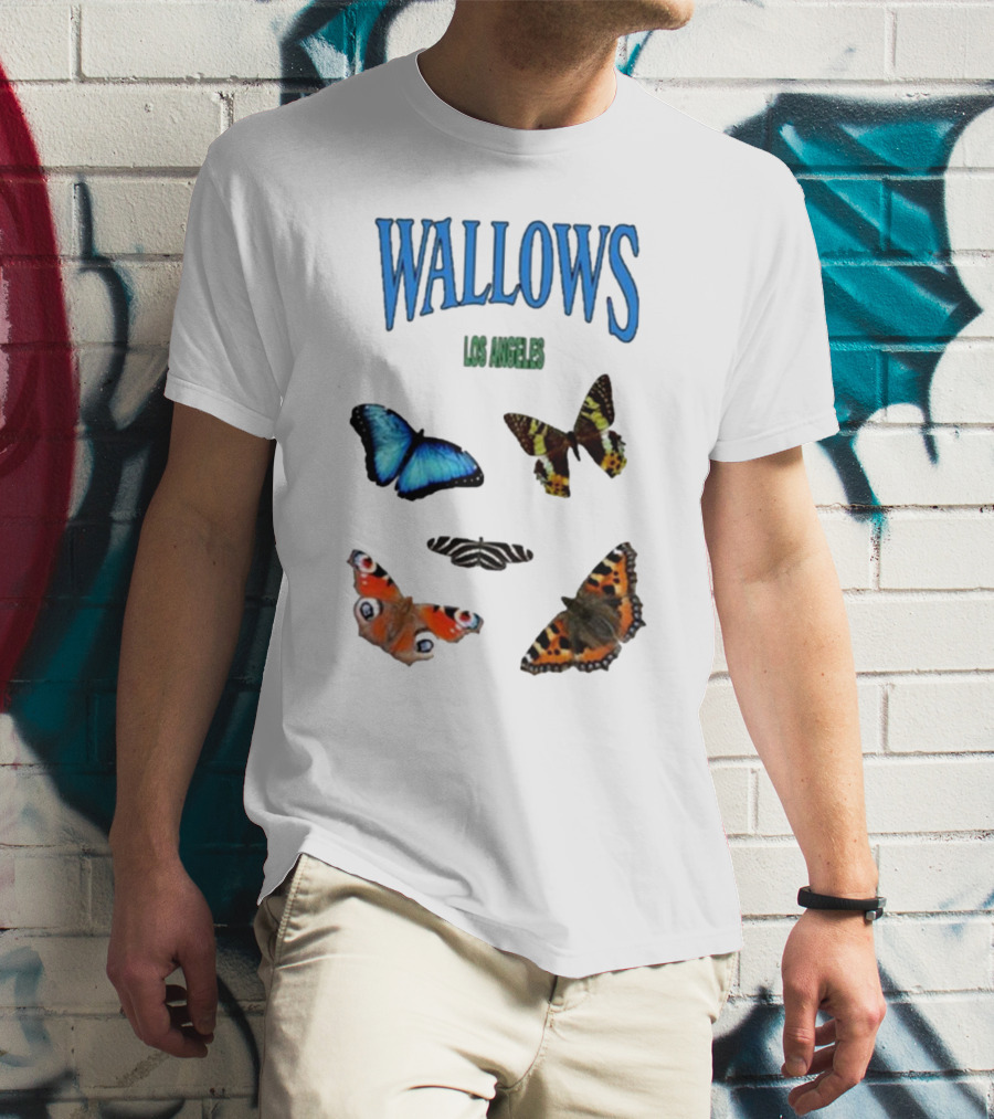 Wallows Los Angeles Butterflies Collection T-Shirt