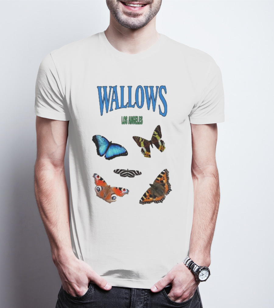 Wallows Los Angeles Butterflies Collection T-Shirt