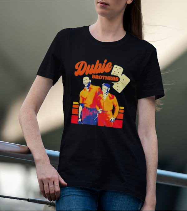 Dubie Brothers Domino Duo Orange Outfits T-Shirt