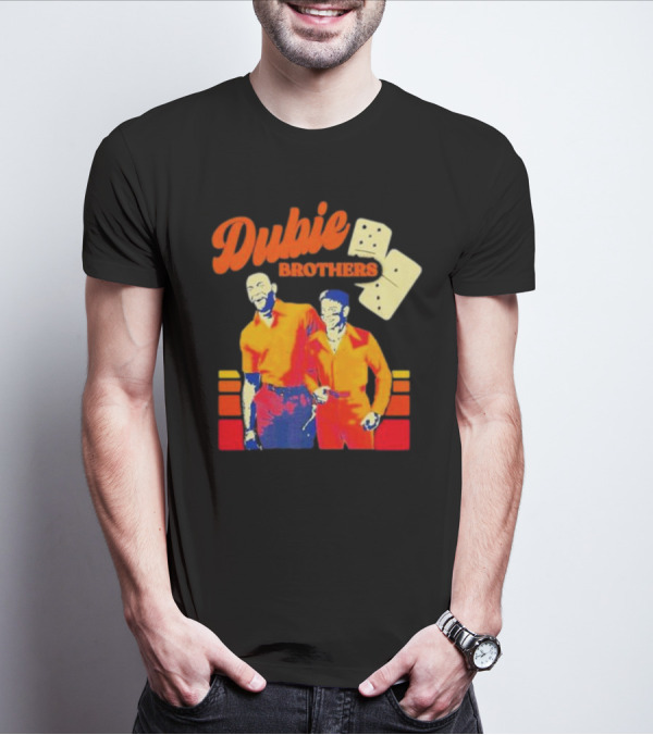 Dubie Brothers Domino Duo Orange Outfits T-Shirt