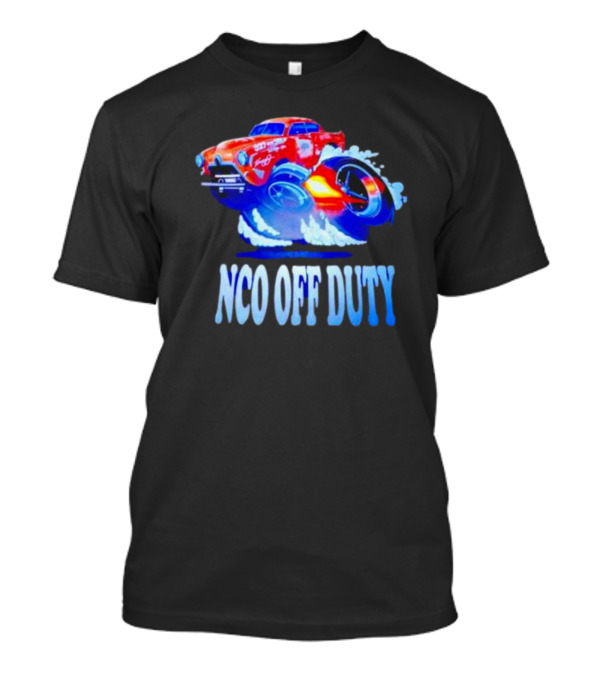 NCO Off Duty Ford 1950 Hot Rod Racing T-Shirt