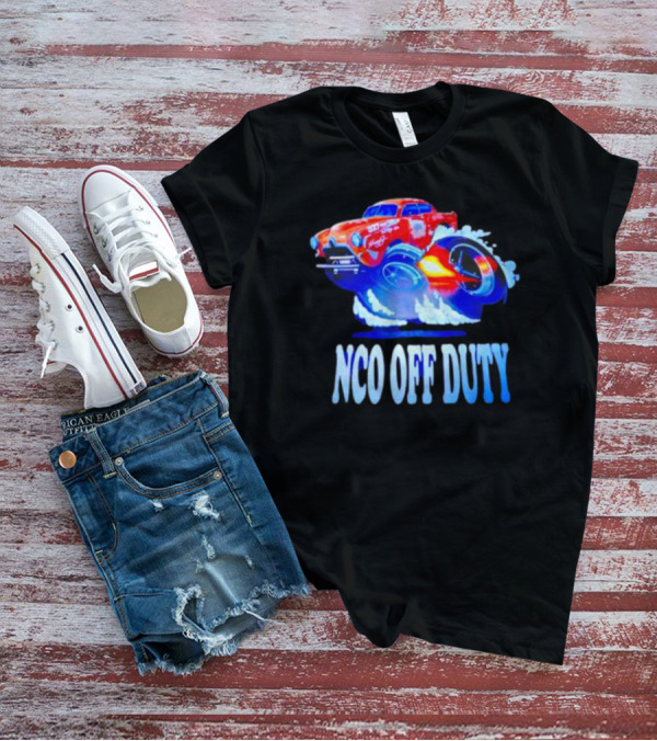 NCO Off Duty Ford 1950 Hot Rod Racing T-Shirt