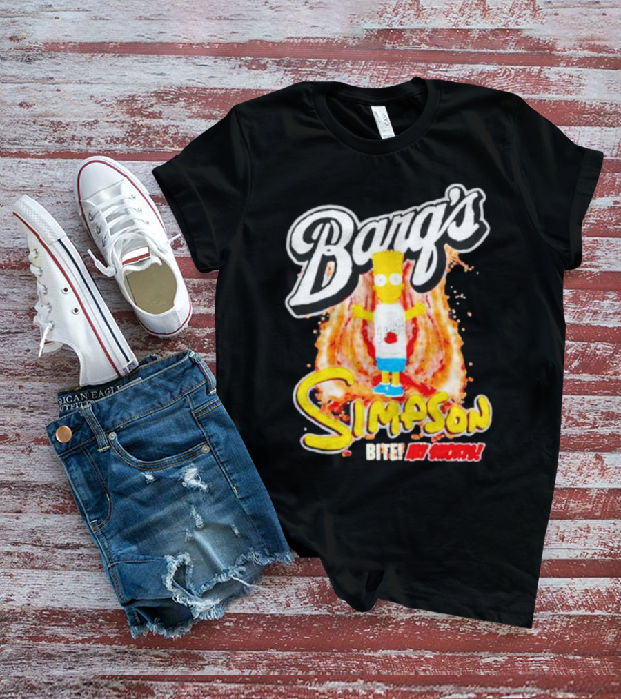 Barg’s Root Beer Bart Simpson Bite My Shorts T-Shirt