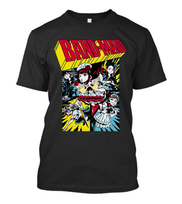 Band-Maid 10th Anniversary Manga T-Shirt