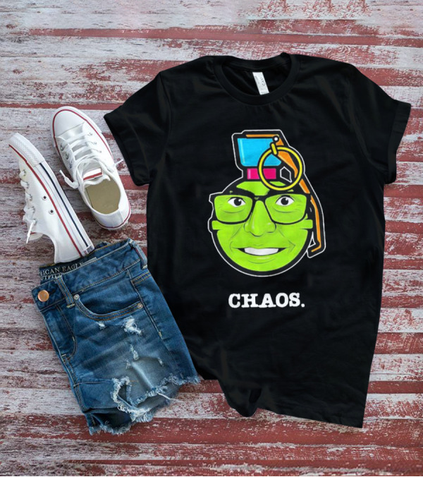 Lebatard And Friends Store Chaos Grenade Icon With Glasses And Smile T-Shirt