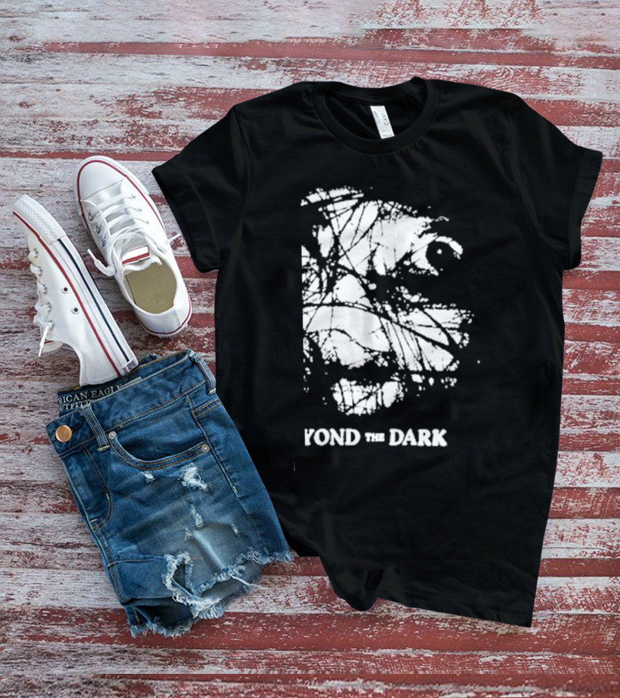 Beyond The Dark Exploring With Josh Eerie Face In Abstract Webbing T-Shirt