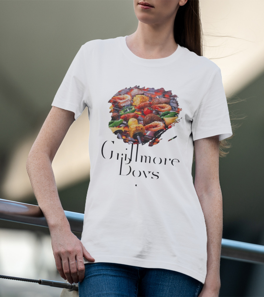 Grillmore Boys BBQ Feast Vegetables Meat Peppers Grilling T-Shirt