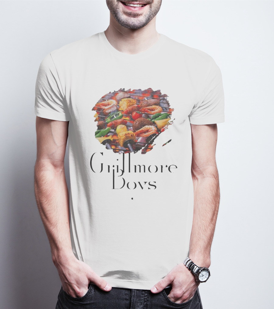 Grillmore Boys BBQ Feast Vegetables Meat Peppers Grilling T-Shirt