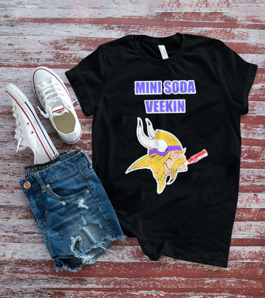 MINI SODA VEEKIN Viking Drinking Soda T-Shirt
