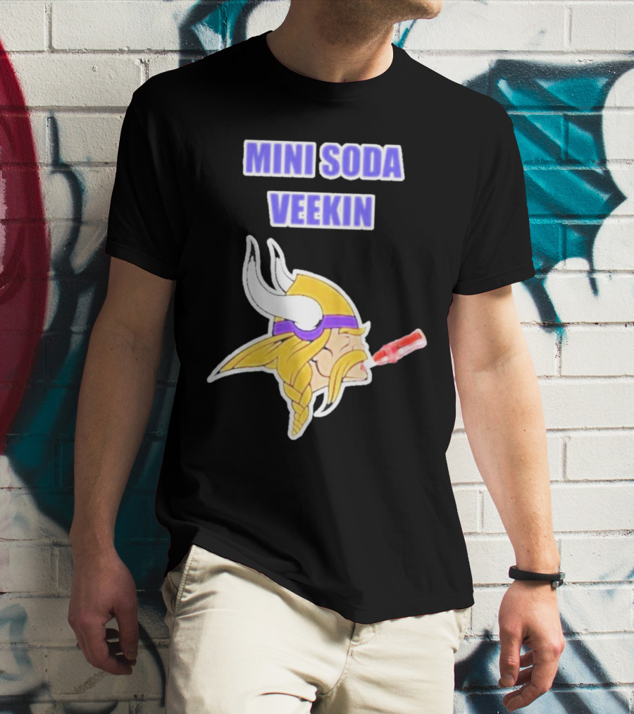MINI SODA VEEKIN Viking Drinking Soda T-Shirt