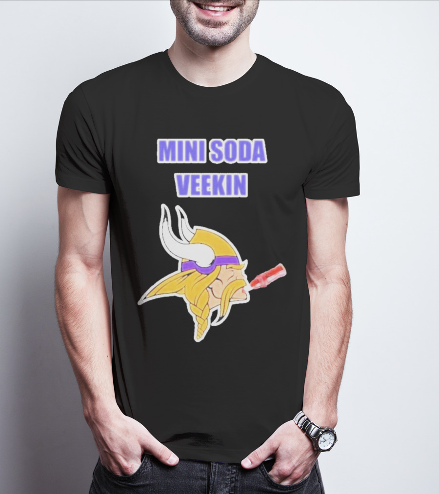 MINI SODA VEEKIN Viking Drinking Soda T-Shirt