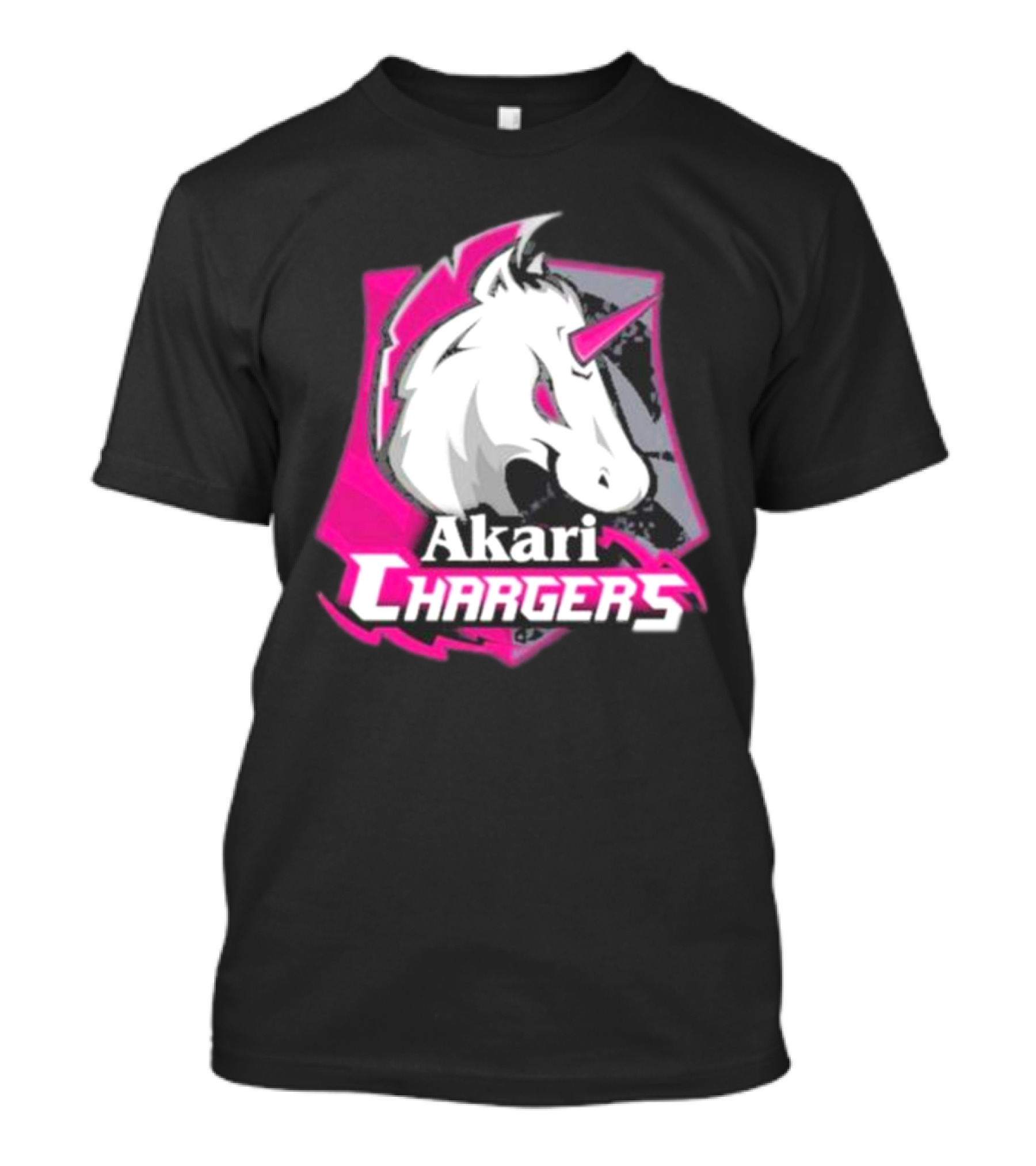 Akari Chargers Unicorn Logo T-Shirt
