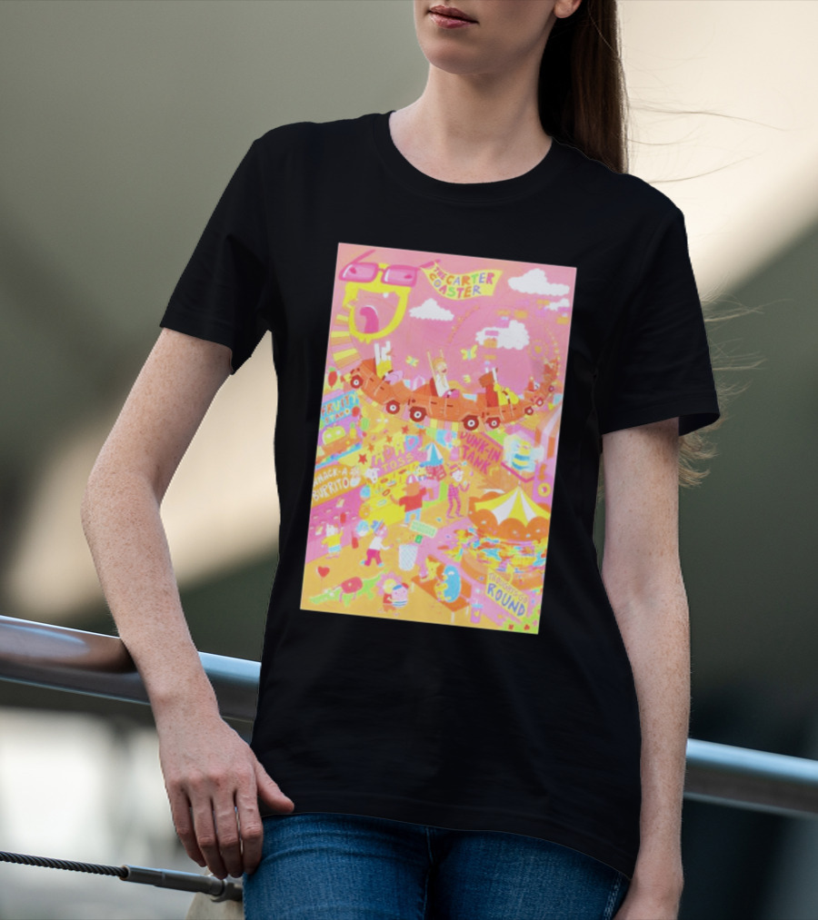 Carter Kench Carnival Carter Coaster Dunkin Tank Round Fun Time T-Shirt