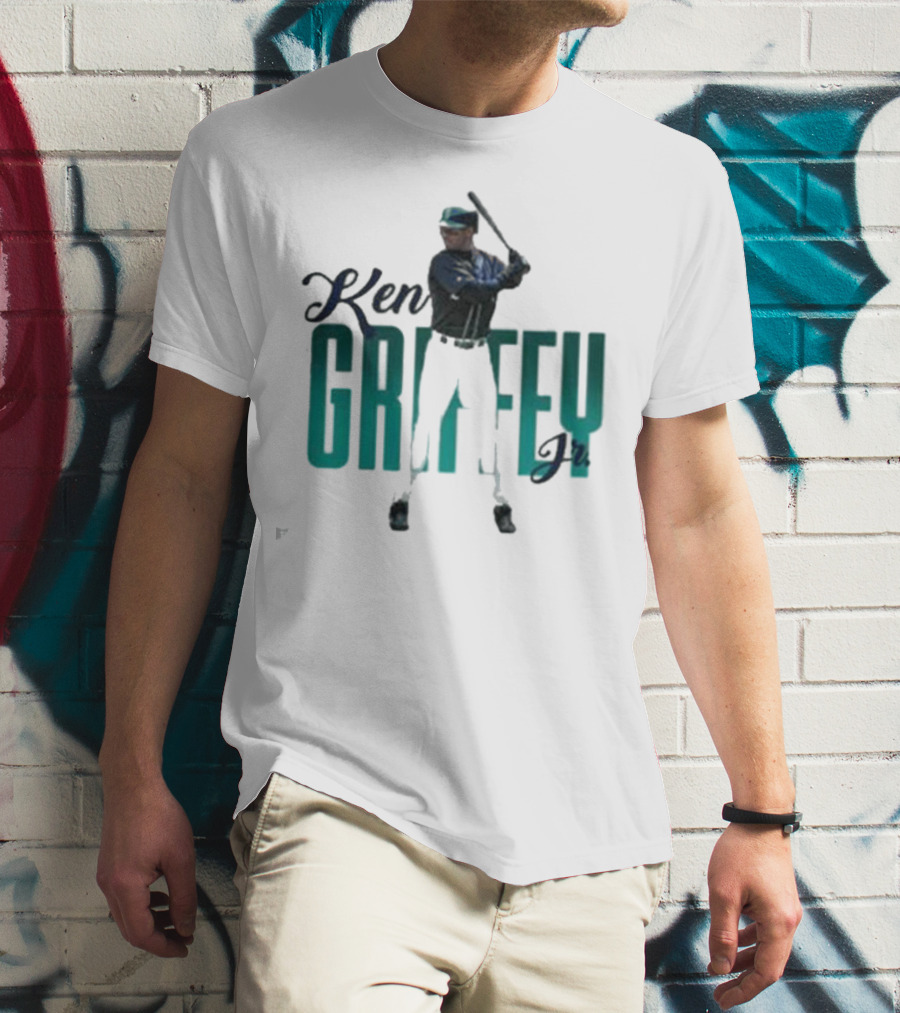Ken Griffey Jr Seattle Mariners Iconic Baseball Legend T-Shirt