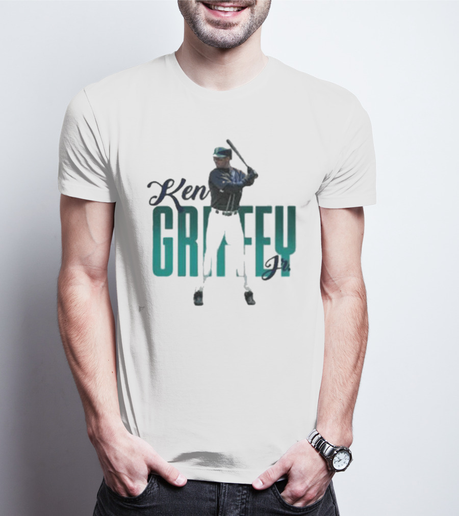 Ken Griffey Jr Seattle Mariners Iconic Baseball Legend T-Shirt