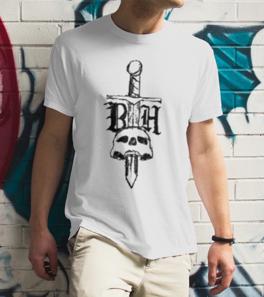 Opticmaniac BTH Skull Sword Cream T-Shirt