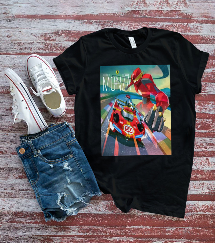 6 Hours Of Monza July 9 Ferrari Racing Robot T-Shirt