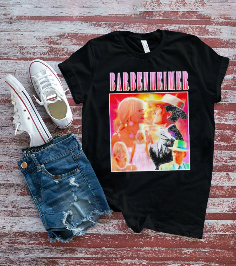 Barbenheimer Oppenheimer Barbie Movie Mashup T-Shirt