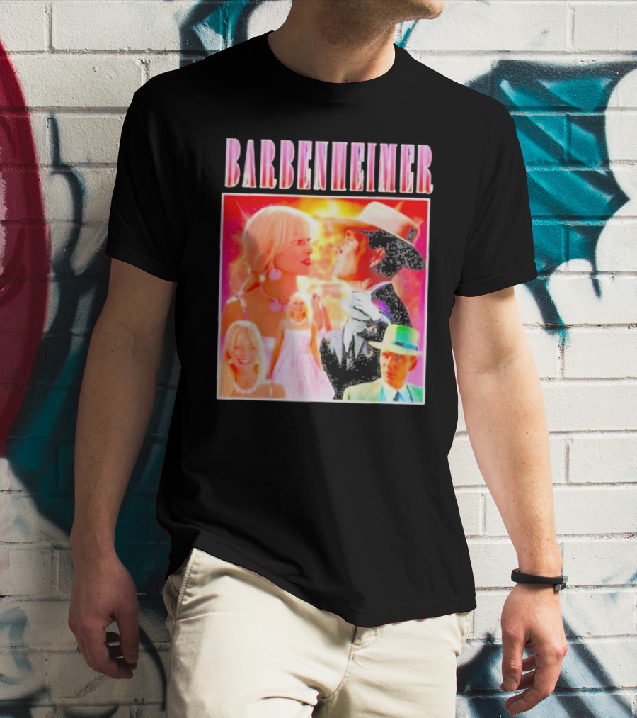 Barbenheimer Oppenheimer Barbie Movie Mashup T-Shirt