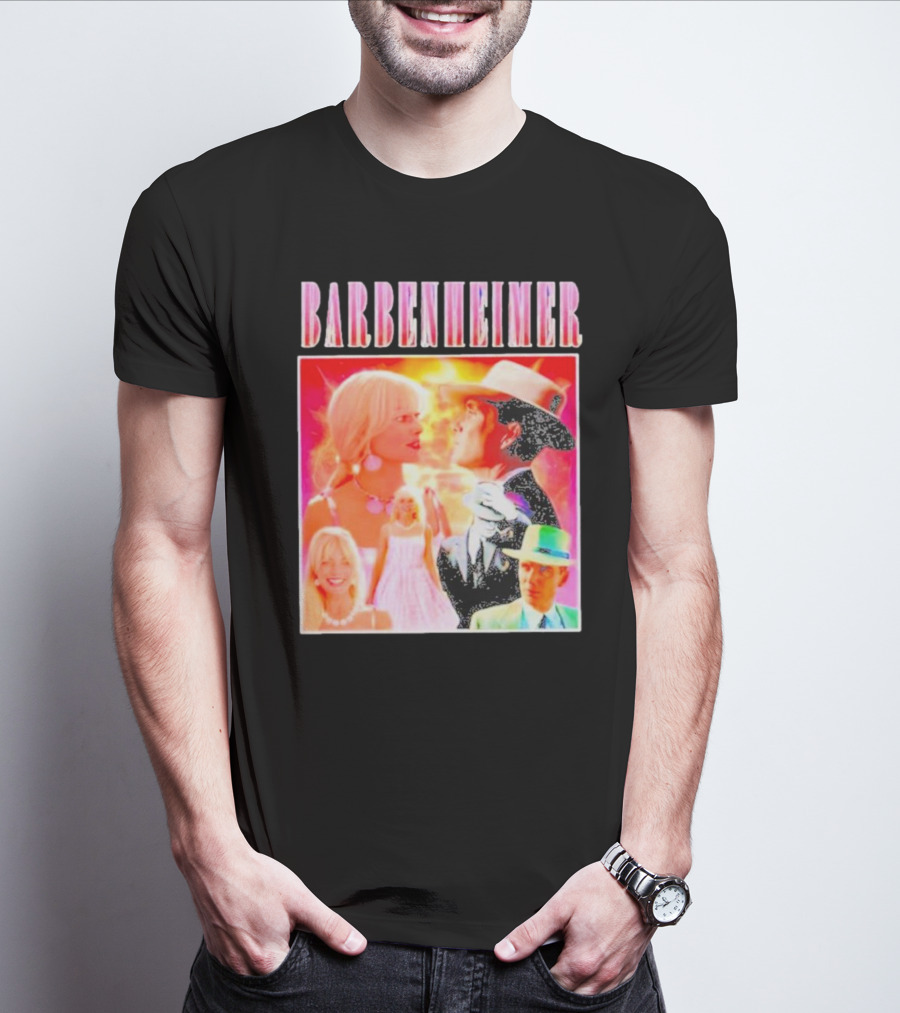 Barbenheimer Oppenheimer Barbie Movie Mashup T-Shirt