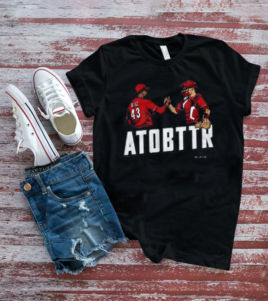 Atobttr Cincinnati Baseball Diaz 43 T-Shirt