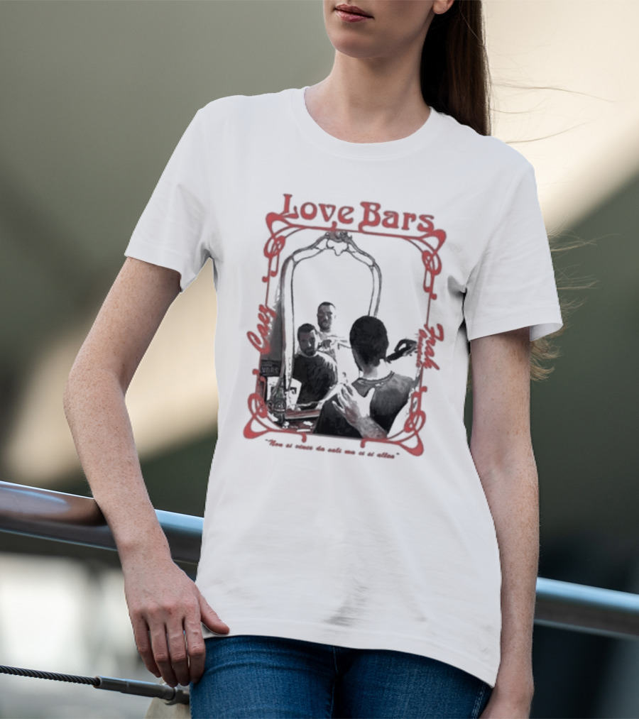 Love Bars Frah Quintale Mirror Reflection Snippet T-Shirt