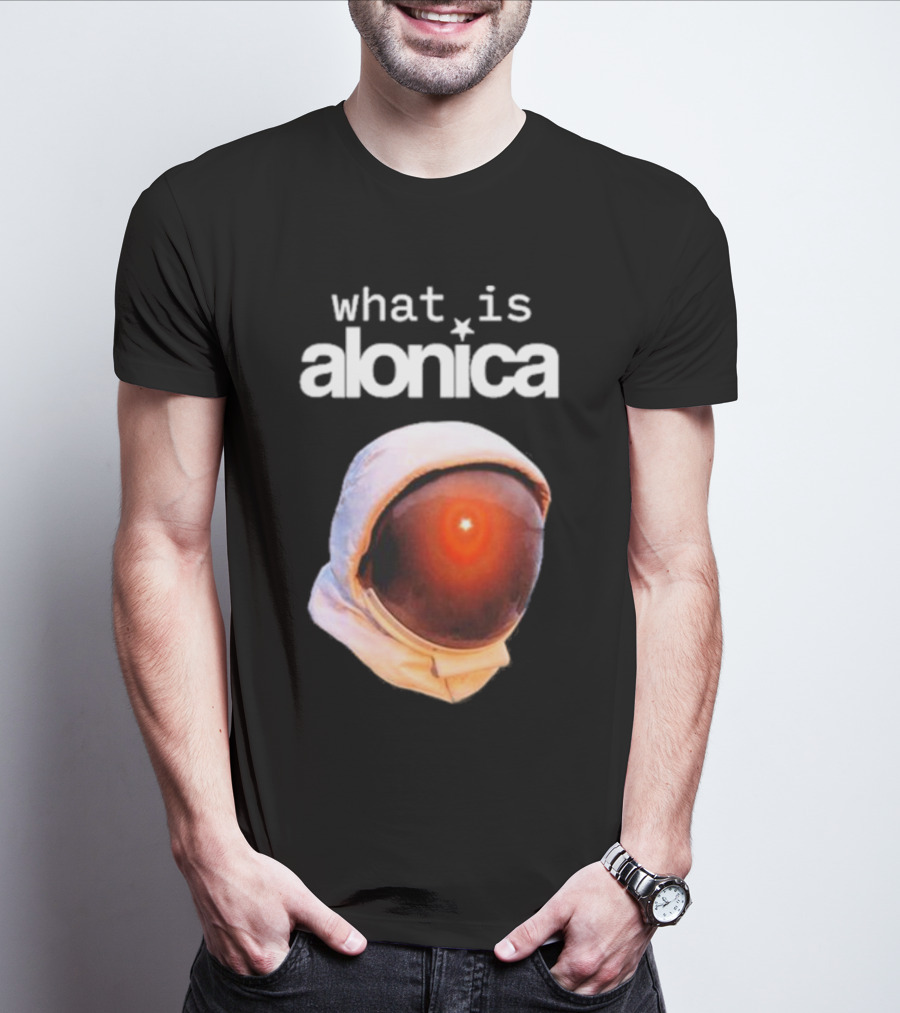 LANY What Is Alonica Spacesuit Reflective Visor Star T-Shirt