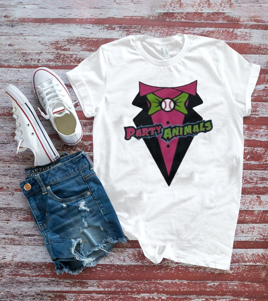 Party Animals Baseball Tuxedo T-Shirt