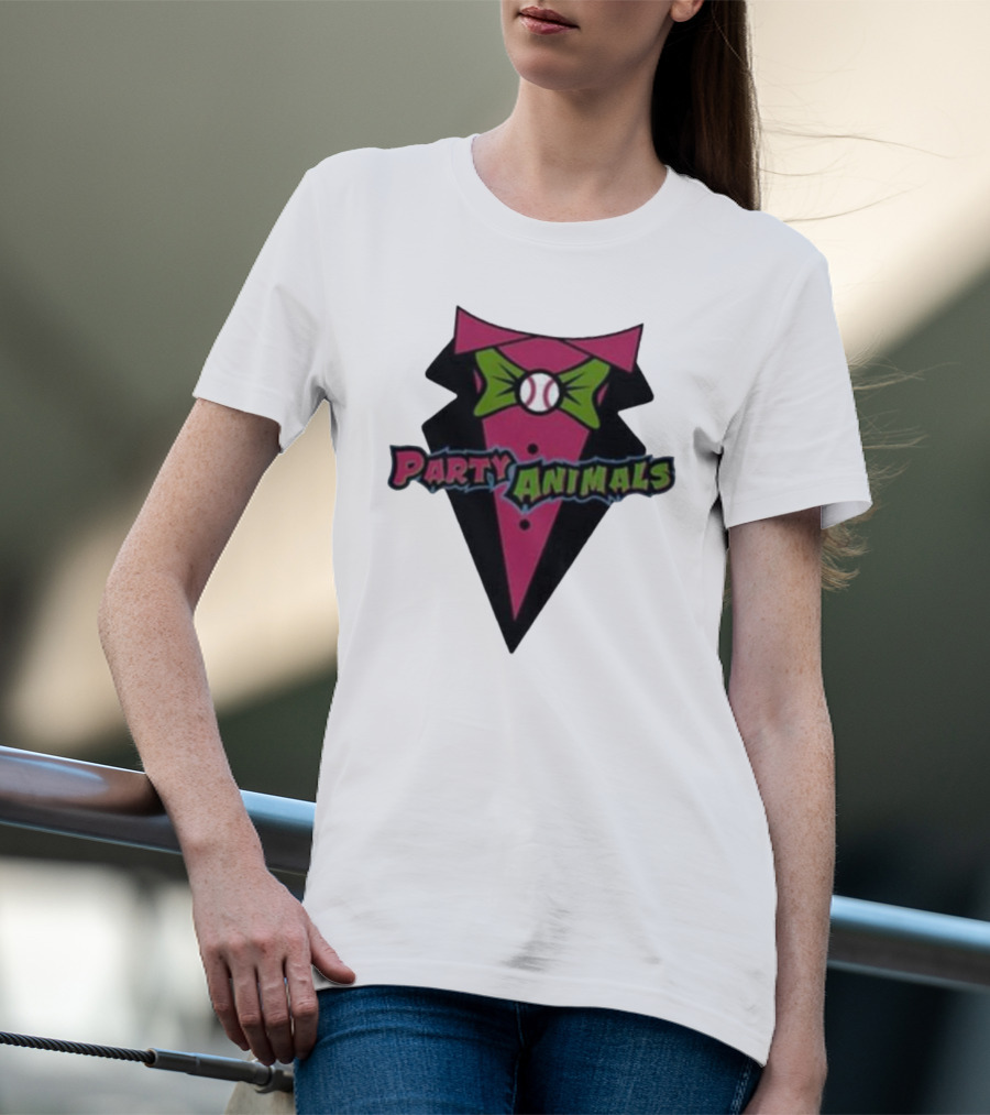 Party Animals Baseball Tuxedo T-Shirt