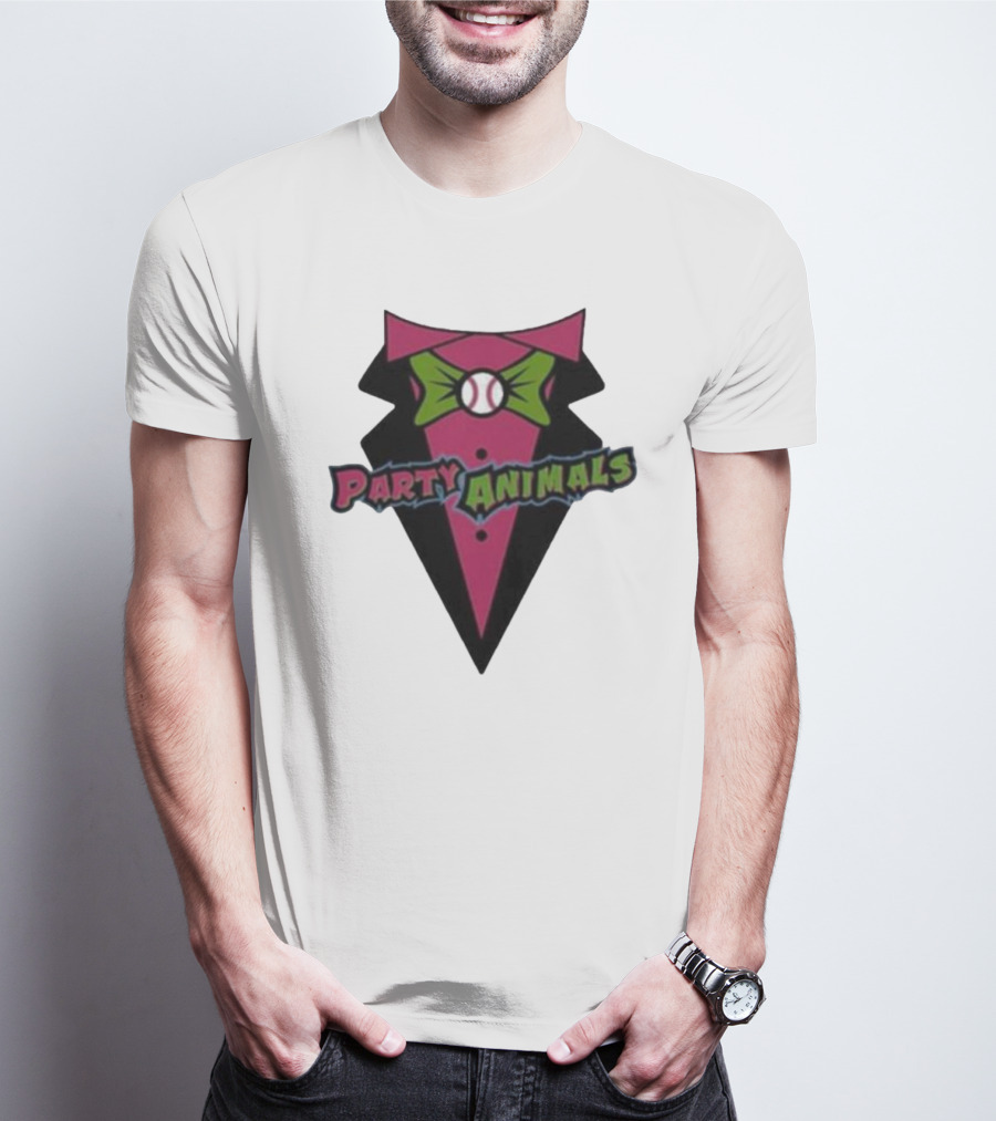 Party Animals Baseball Tuxedo T-Shirt