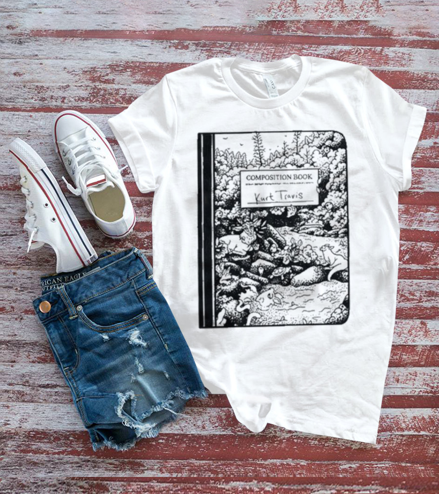Kurt Travis Esque Records Composition Book T-Shirt