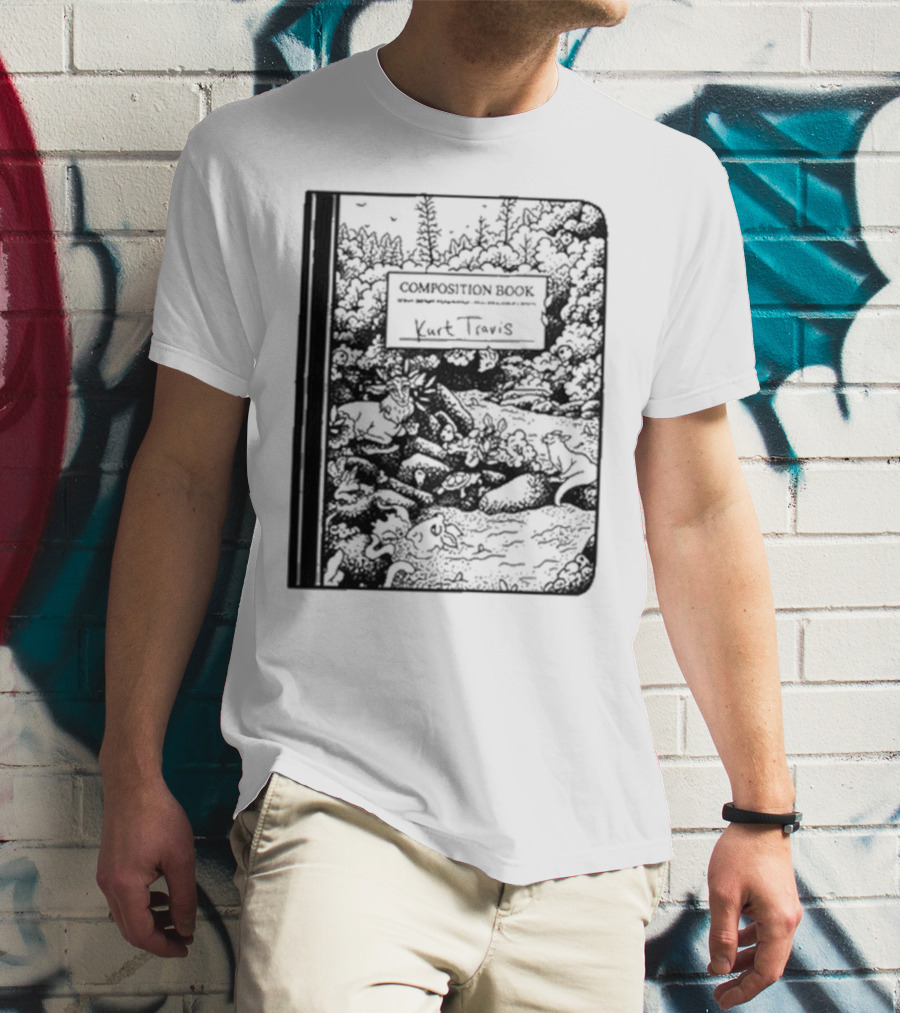 Kurt Travis Esque Records Composition Book T-Shirt